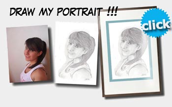 Draw my portrait pencil sketch