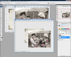 parts of aged picture