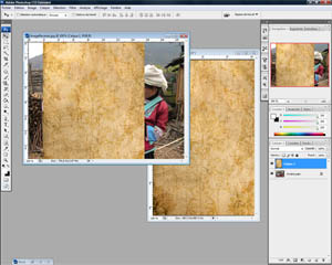 putting the texture