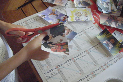 Cut the first images