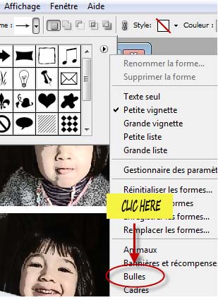 Comics click Bubbles