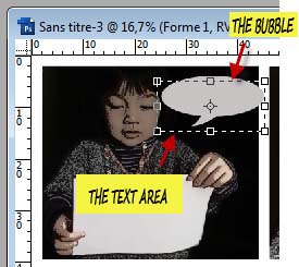 Enter the text of the bubble BD