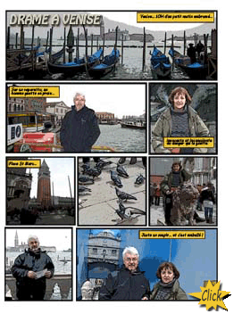 Bande dessinée avec photos