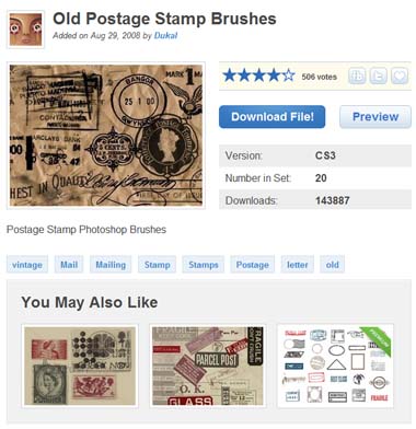 Old postage stamps