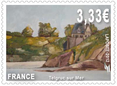 Faux finished stamp