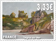 Faux finished stamp