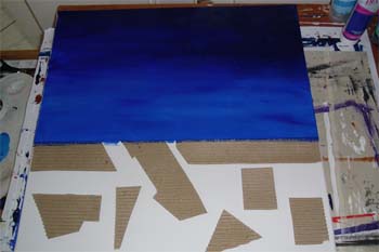 Painting the sky
