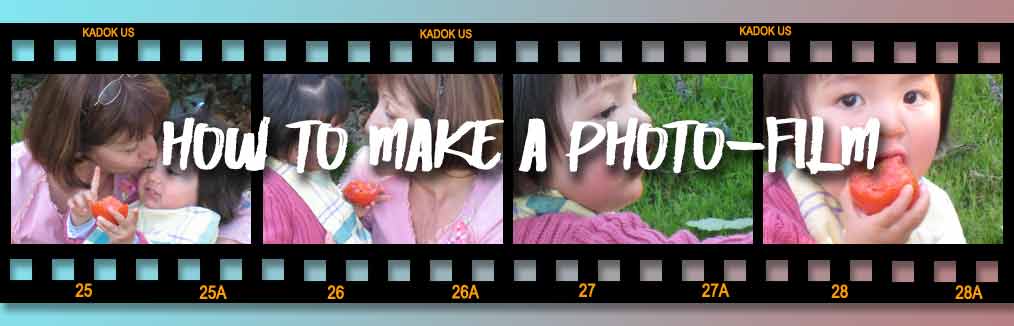 How to make a 3D photo film strip with photoshop. Tutorial Film strip