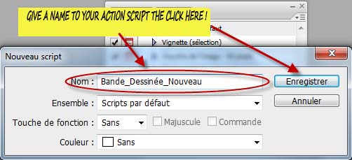 Name the photoshop action script