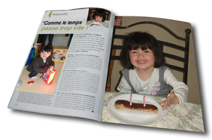 Page de Magazine
